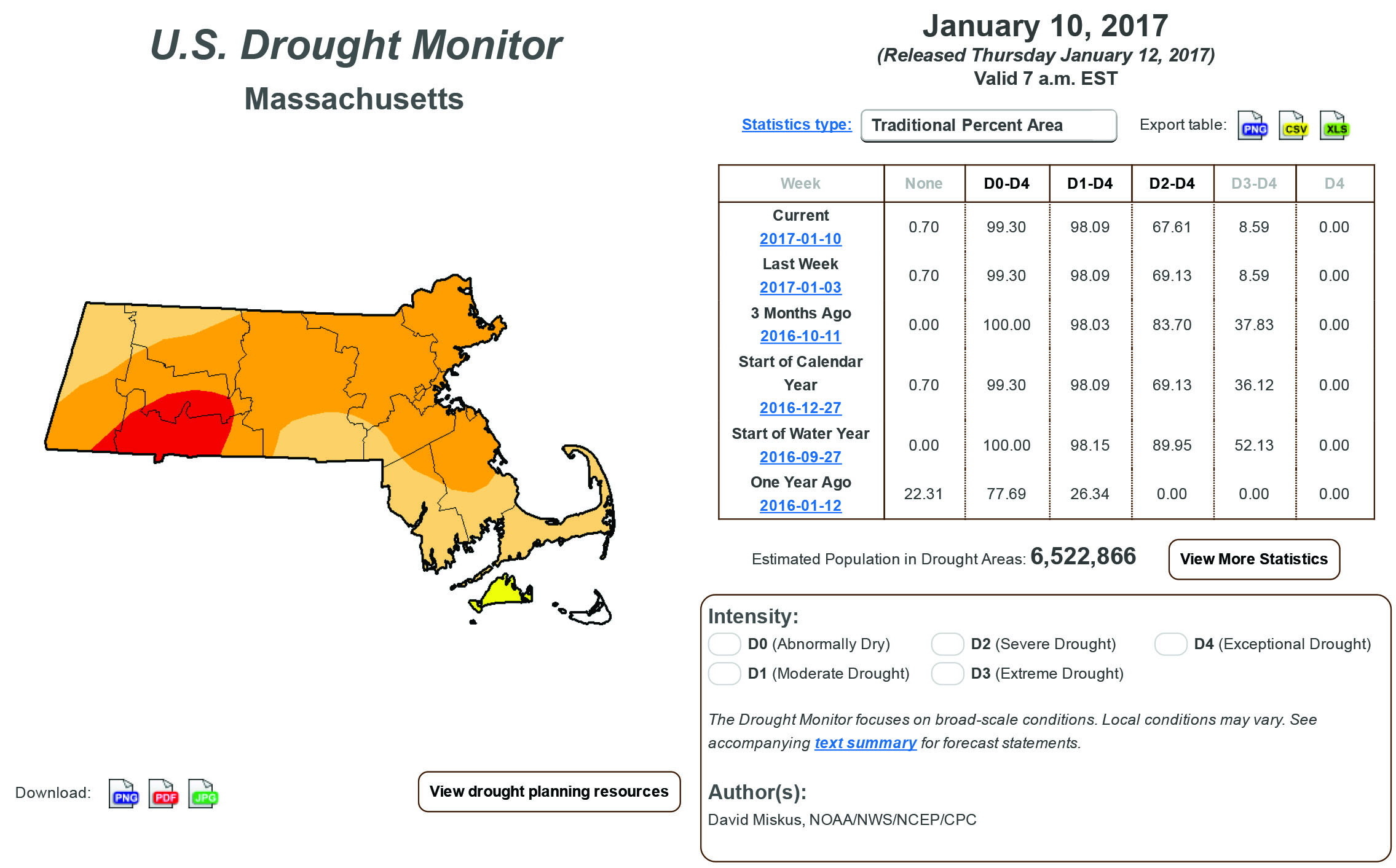 State of the Drought « North & South Rivers Watershed Association