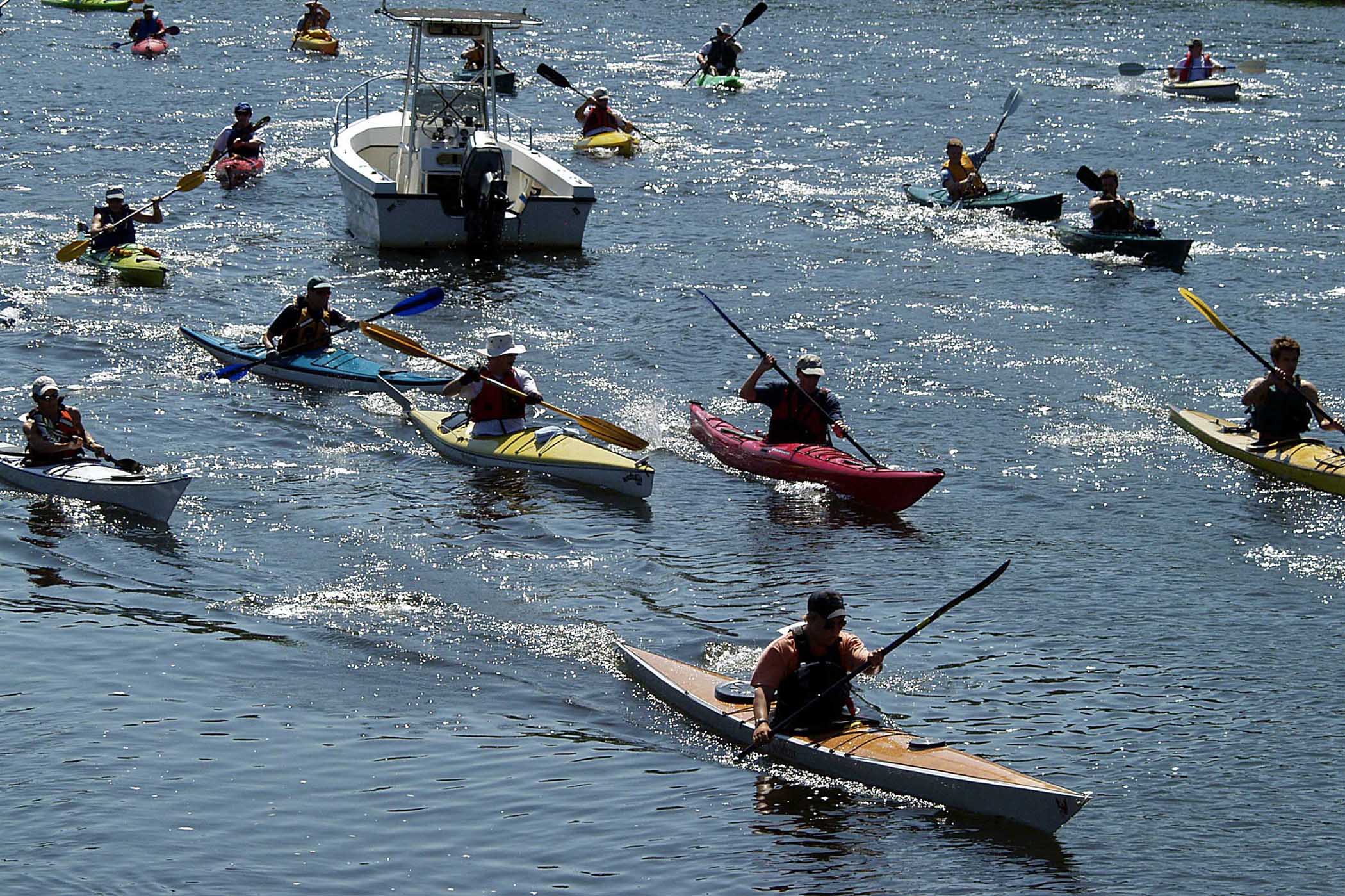 All skill levels participated in the NSRWA's 24th Great River Race!