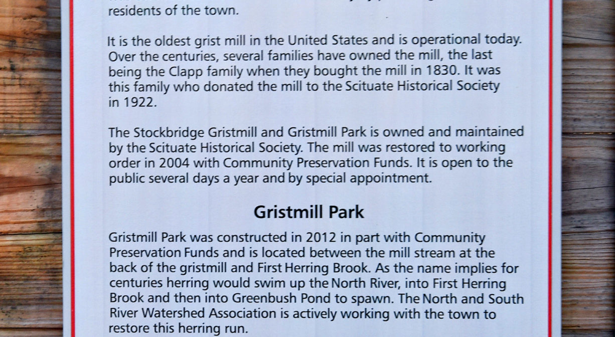 A photograph of an interpretive sign.