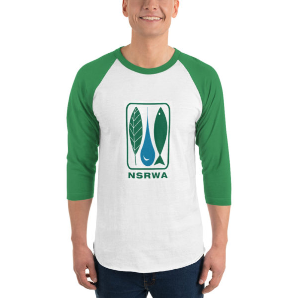 3/4 sleeve raglan shirt