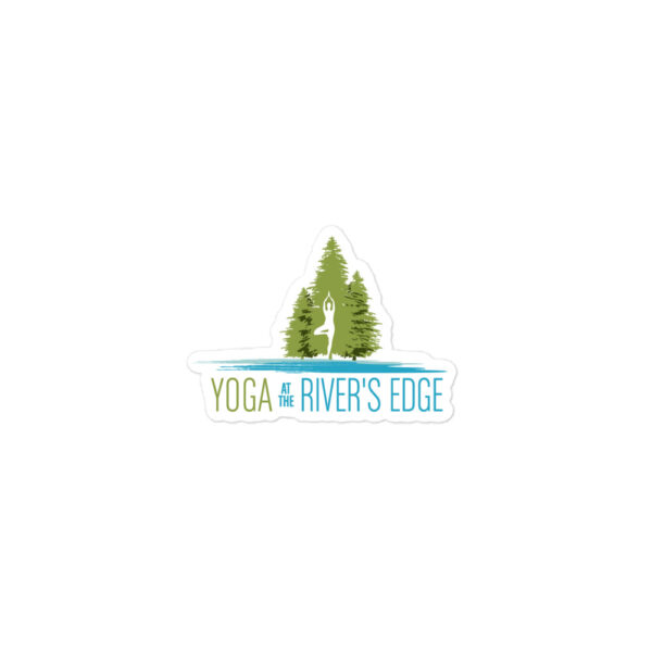 Yoga at the River's Edge - Sticker
