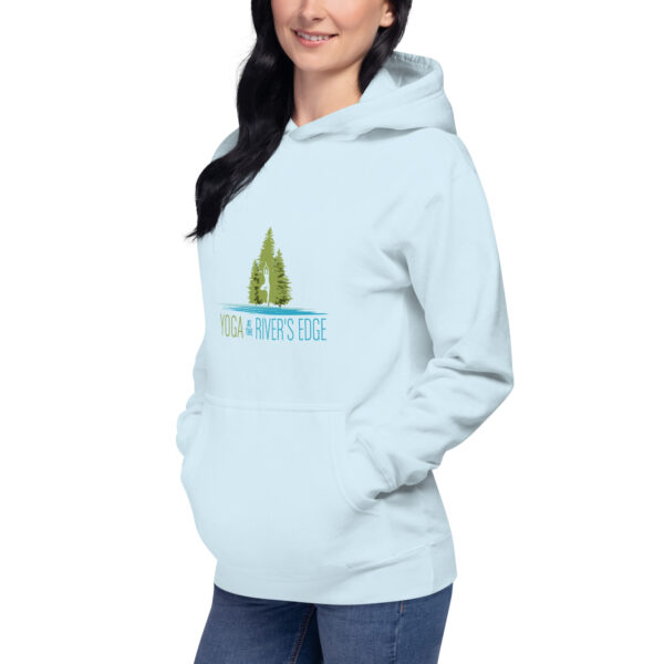 Yoga at the River's Edge - Unisex Hoodie