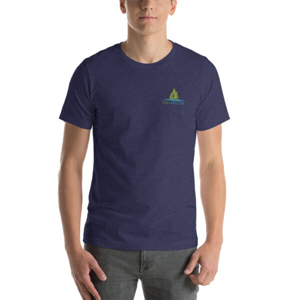 Yoga at the River's Edge - Mini Logo Short-Sleeve Unisex T-Shirt - Image 6