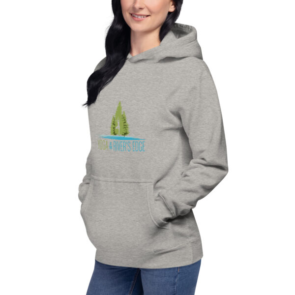 Yoga at the River's Edge - Unisex Hoodie - Image 2